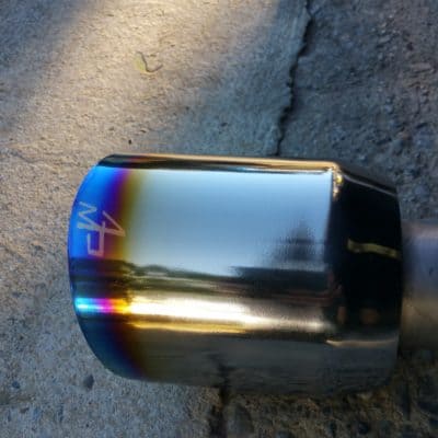 Nissan Skyline R35 GTR titanium exhaust tail tips