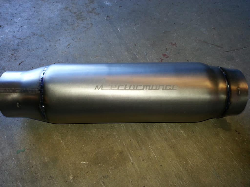 Titanium universal muffler AM Performance