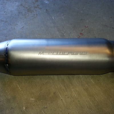 Titanium universal muffler