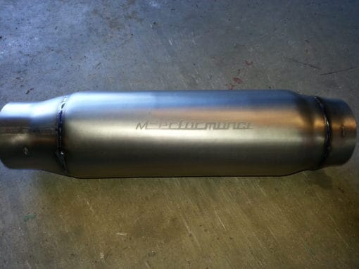 Titanium universal muffler