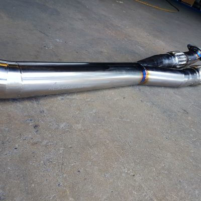 Nissan Skyline R35 GTR Titanium Exhaust Y Mid Pipe