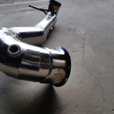 Mercedes A45 AMG Titanium turbo decat dump pipe
