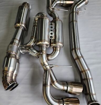 Nissan GTR R35 4 inch stainless steel exhaust system