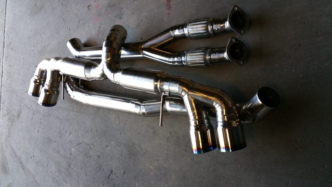 Nissan Skyline R35 GTR 4 Inch Titanium Exhaust System With Ypipe AM Performance