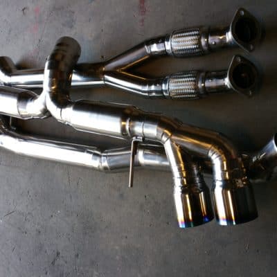 Nissan Skyline R35 GTR 4 Inch Titanium Exhaust System With Y-pipe