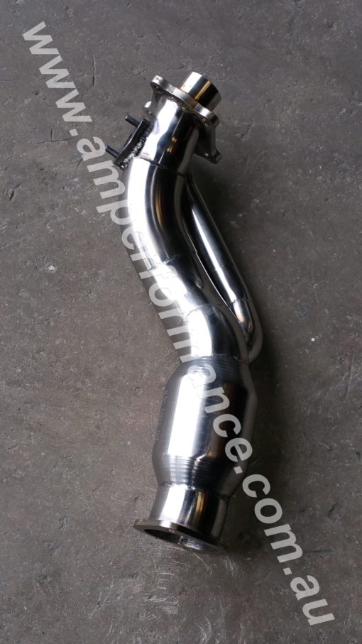 Turbo Dump Front Pipe with High Flow Catalytic Converter - Toyota Chaser JZX 100